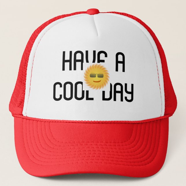 CASQUETTE AVOIR UNE JOURNÉE COOL (Devant)