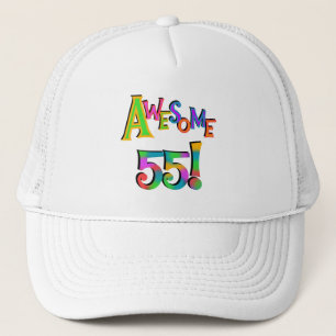 Casquette Awesome 55 Birthday T-shirts and Gifts