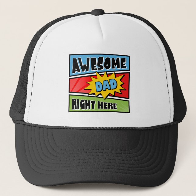 Casquette Awesome pour Papa (Devant)