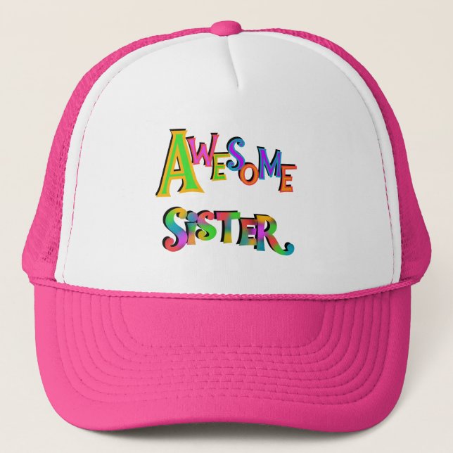Casquette Awesome Soeur T-shirts et cadeaux (Devant)
