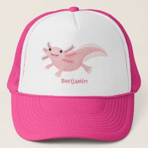 Casquette axolotl rose pâle