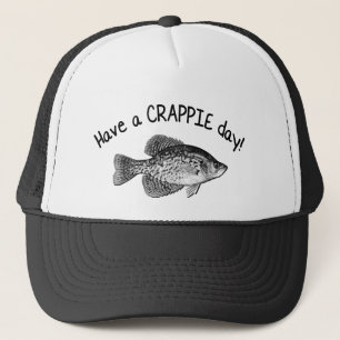 CASQUETTE "AYEZ UNE PÊCHE DE CRAPET DE JOUR DE CRAPET" -