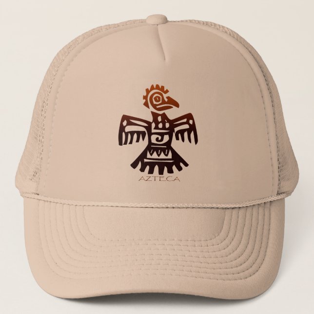 Casquette AZTEC ~ Esprit d'oiseaux (Devant)