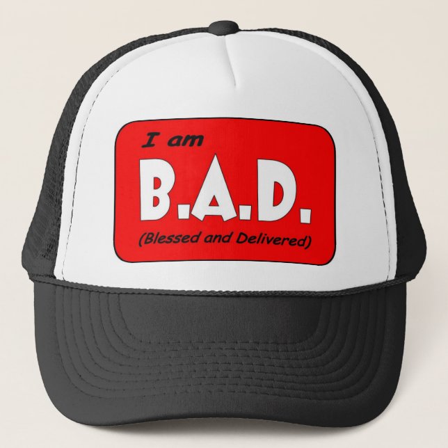 Casquette B.A.D.Hat - Customisé (Devant)