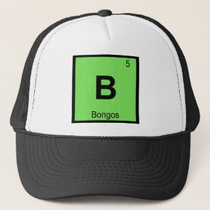 Casquette B - Bongos Music Chemistry Periodic Table Symbol