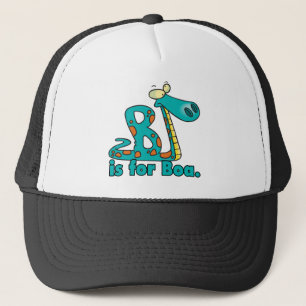 Casquette B est pour boa constrictor silly serpent dessin an