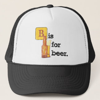 Casquette "B" est pour la bière