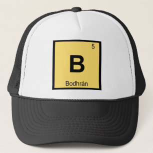 Casquette B - Musique Bodhran Chimie Symbole du tableau péri
