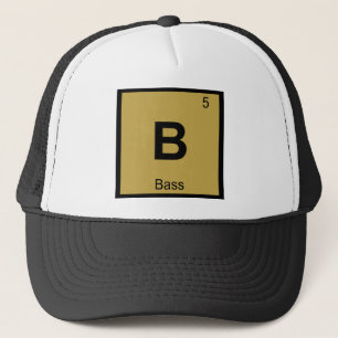 Casquette B - Symbole du tableau périodique de la chimie de