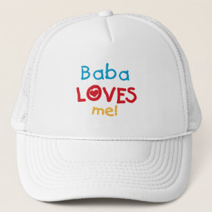 Casquette Baba aime mes t-shirts et cadeaux