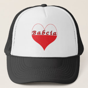 Casquette Babcia Coeur polonais