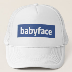 Casquette babyface drôle parodie de réseau social