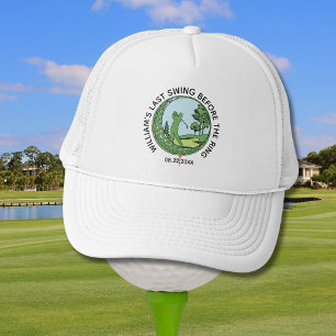 Casquette Bachelor Party Golfer Nom Dernier Swing