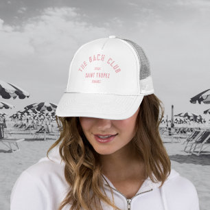Casquette Bachelorette Bach Club Pink Custom Crest