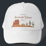 Casquette Bachelorette du désert à thème Cactus<br><div class="desc">Il s'agit d'un modèle casquette de soirée de bachelorette désert avec des éléments du sud-ouest et un jeu de polices sur le thème du rodéo. Toutes les polices et les couleurs sont modifiables // Pour les articles correspondants, visitez la collection "BETTY" dans le magasin Sincerely By Nicole Zazzle. * Si...</div>