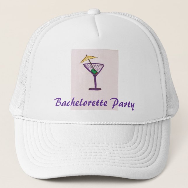 Casquette Bachelorette Martini (Devant)