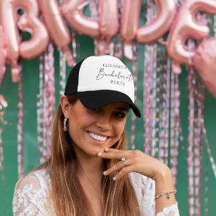 Casquette Bachelorette minimaliste Calligraphie Enk