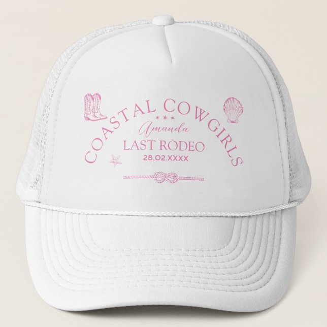 Casquette Bachelorette occidentale nautique (Devant)