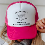 Casquette Bachelorette personnalisée Bridal Party Bach Club<br><div class="desc">Chapeau de Bachelorette de la fête de la mariée Bach Club Trucker</div>