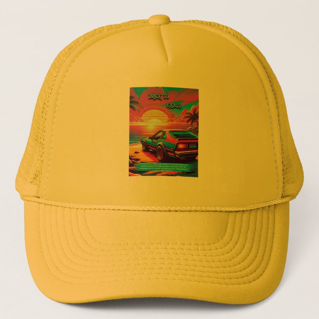 Casquette "Back to Kabul" Custom Designed Hat (Devant)