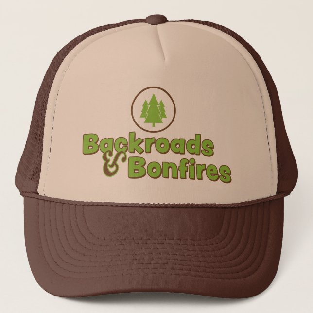 Casquette Backroads & Bonfires Trucker Hat (Devant)