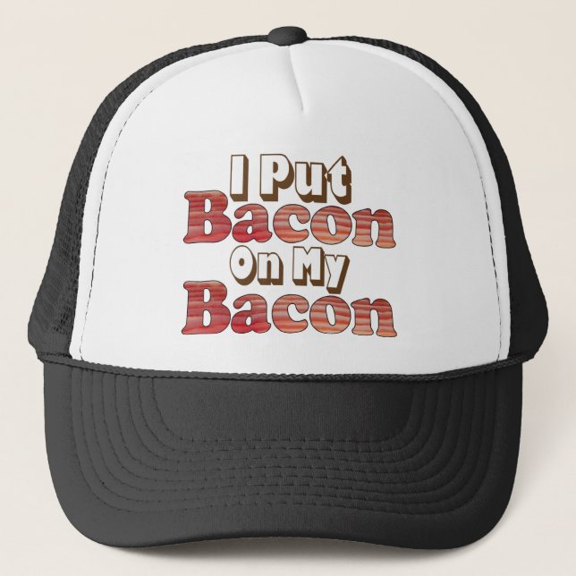 Casquette Bacon sur Bacon (Devant)