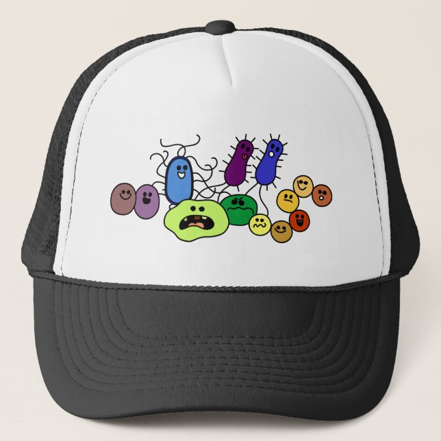 Casquette Bactéries (Devant)