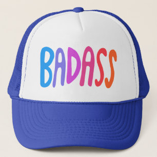 Casquette BADASS Colorful Rainbow Handlett Design