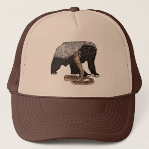 Casquette Badass sans peur Badey Badger une attaque Cobra Ar