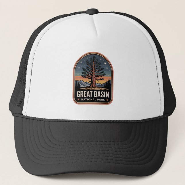 Casquette Badge du pin Bristlecone du parc national de Great (Devant)