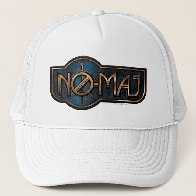 Casquette Badge NO-MAJ™ en or et marbre (Devant)