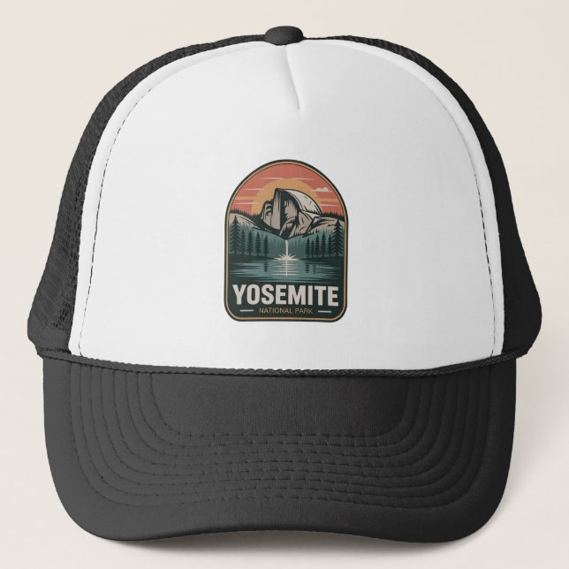 Casquette Badge Rétro du Parc National de Yosemite (Devant)