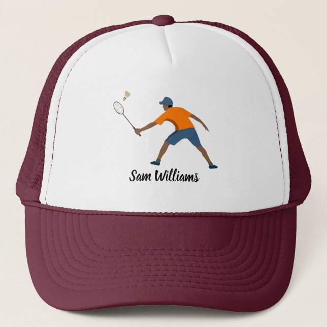 Casquette Badminton (Devant)