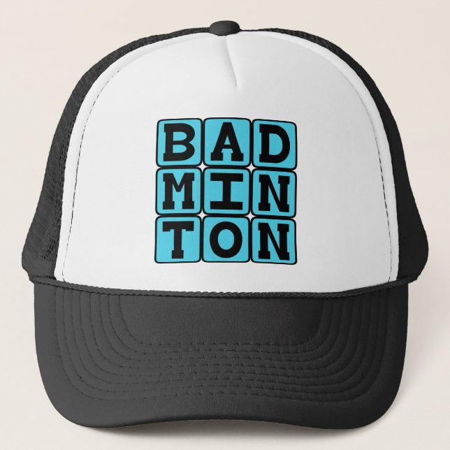 Casquette Badminton, Sport De Raquette (Devant)