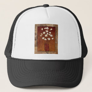 Casquette BAG12 Flowers.tif blanc