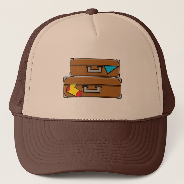 Casquette Bagages de dessin (Devant)