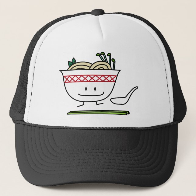 Casquette Baguettes de cuillère de soupe du Vietnam de bol (Devant)