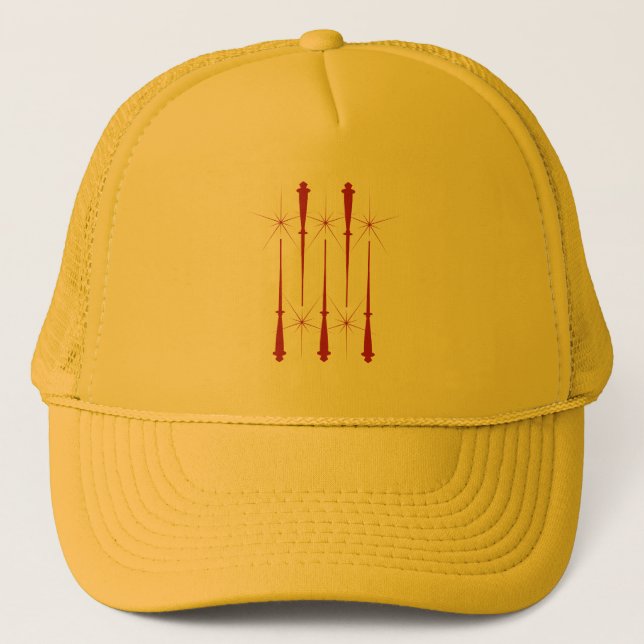 Casquette Baguettes magiques (Rouge) Chapeau de camion (12 c (Devant)