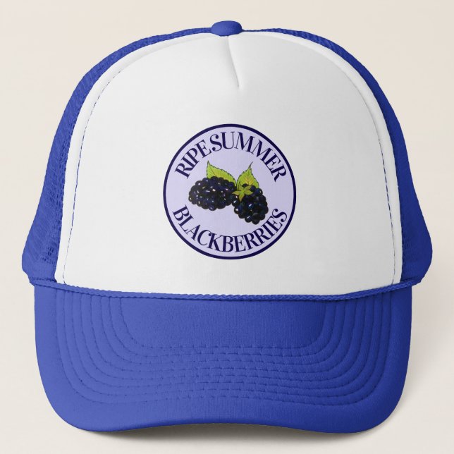 Casquette Baies-mûres d'été Blackberry Berry Berries (Devant)