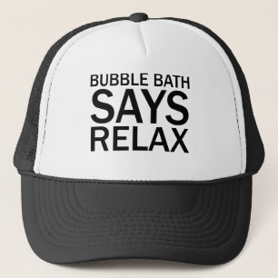 Casquette BAIN MOUSSANT DIT RELAXER T-Shirt de bain drôle