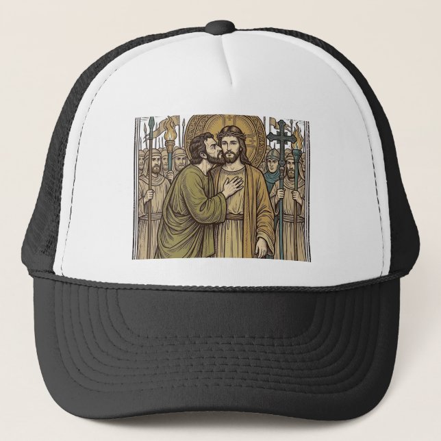 Casquette Baiser de trahison biblique vintage (Devant)