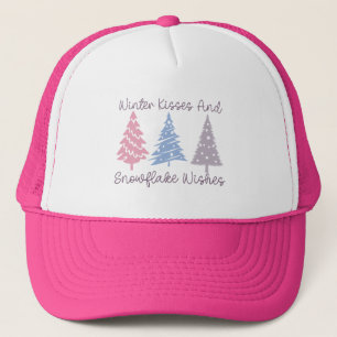 Casquette Baisers d'hiver et wis de flocon