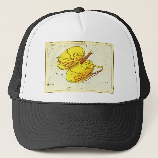 Casquette Balance de la constellation vintage Libra Urania's (Devant)