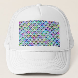 Casquette Balances de sirène à bulle arc-en-ciel tombée