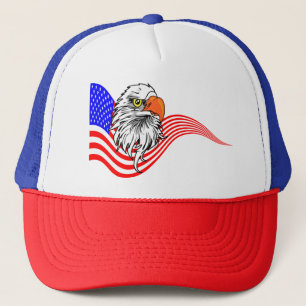 Casquette Bald Eagle American USA Drapeau Patriotique Art
