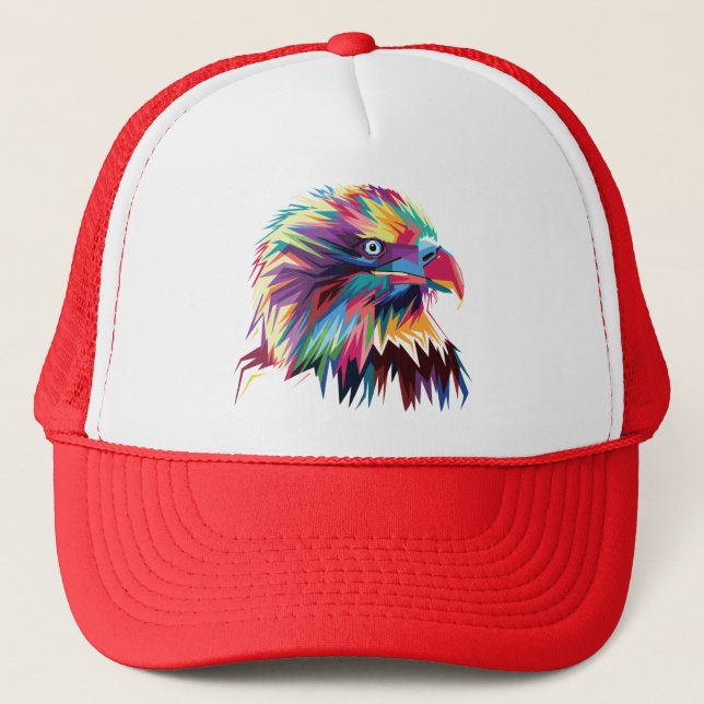 Casquette Bald Eagle géométrique Prismatic Design-80590 (Devant)