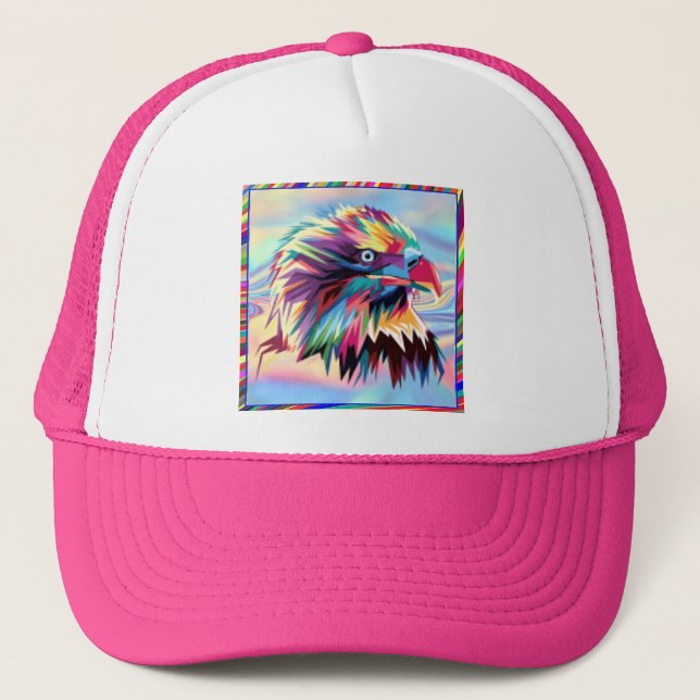Casquette Bald Eagle géométrique Prismatic Design-80590 (Devant)