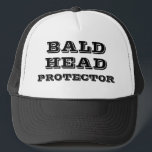 Casquette BALD HEAD PROTECTOR Funny Humorous<br><div class="desc">Funny Humorous Golf,  Baseball and Trucker Hat/Cap,  says BALD HEAD PROTECTOR.  Three lines of text can be customized as desired.  Hat is available in several colors,  color combinations. All Rights Reserved © 2025 Alan & Marcia Socolik.</div>