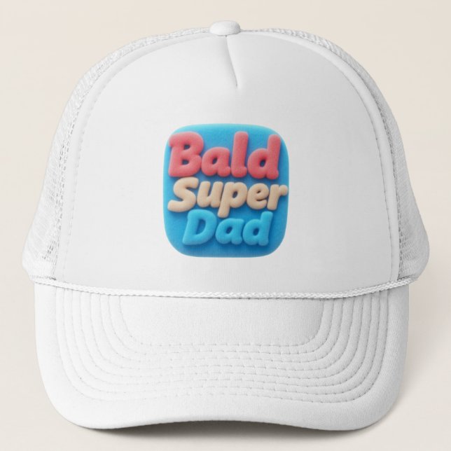 Casquette Bald Super Dad (Devant)