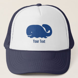 Casquette Baleine de très bon goût bleue nautique